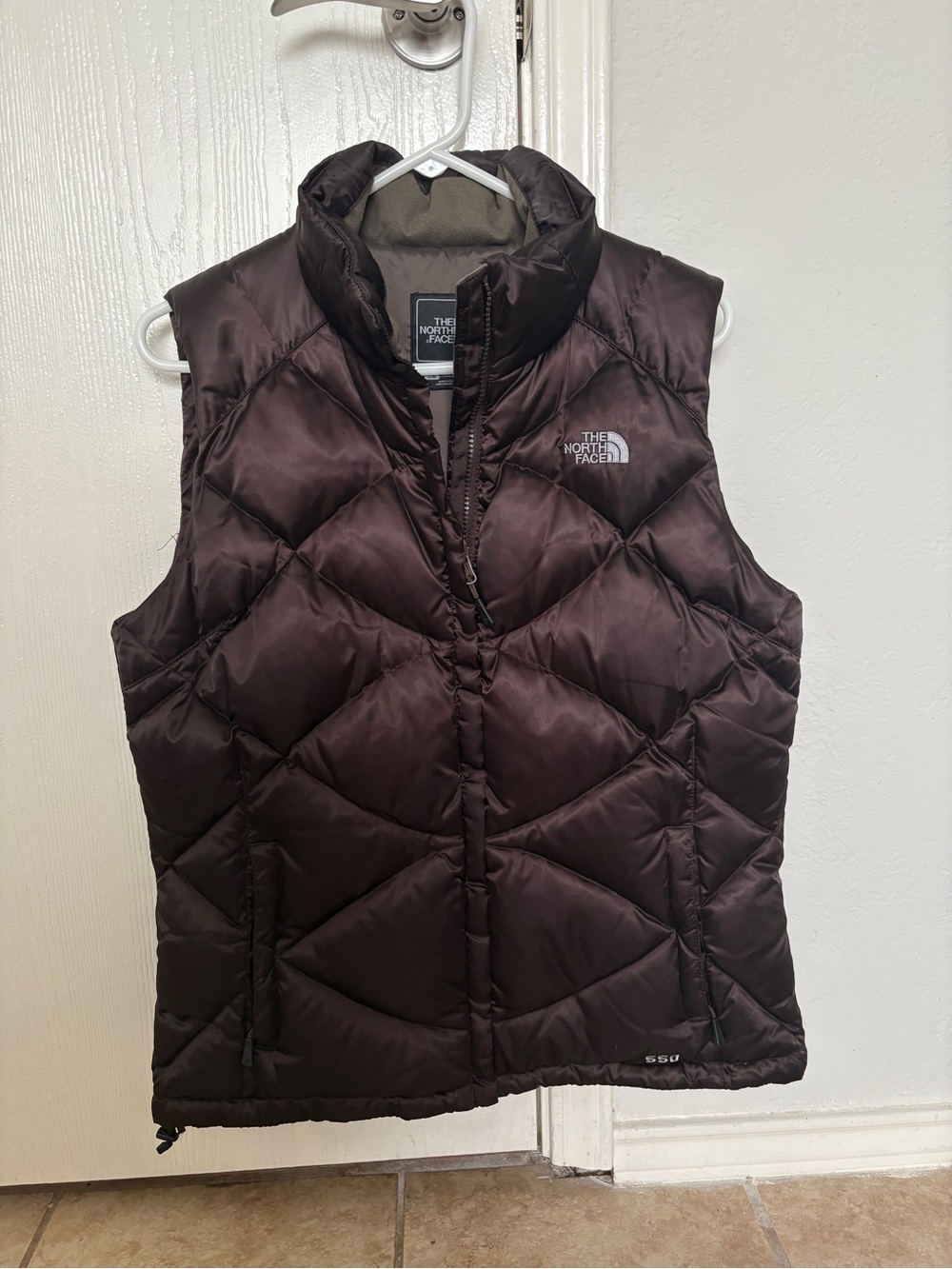 The North Face Women's Dark Brown Quilted Insulated Vest